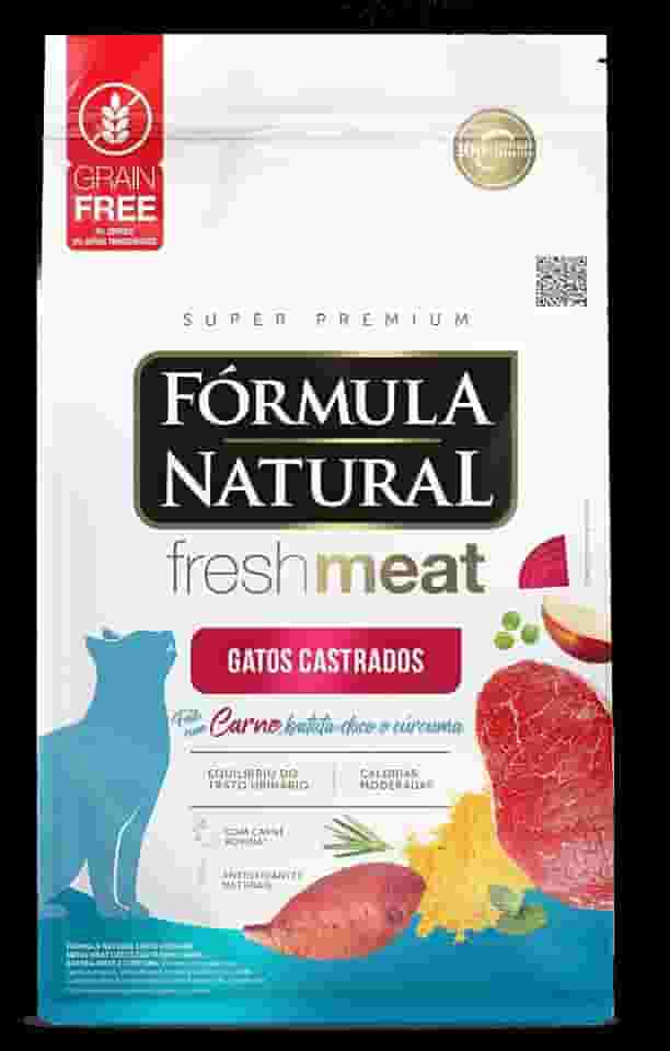 Fórmula Natural Ração Para Gatos Castrados Sabor Carne E Batata 1Kg Fresh Meat
