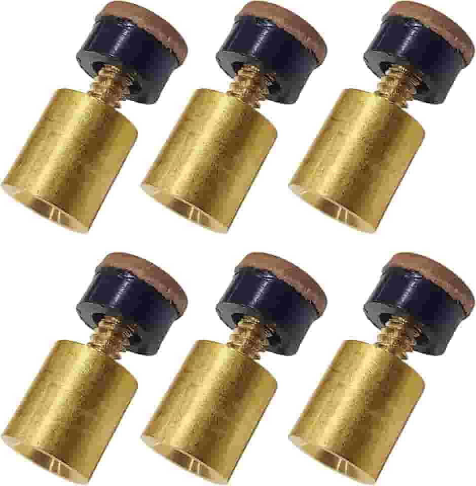 6 Un Virola Com Sola De Rosca 10mm Taco De Bilhar Sinuca