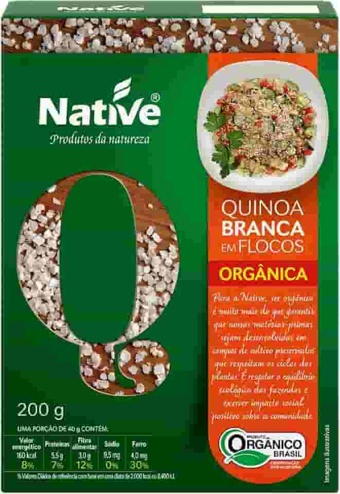 Flocos Quinoa Branca Orgânica Native 200g