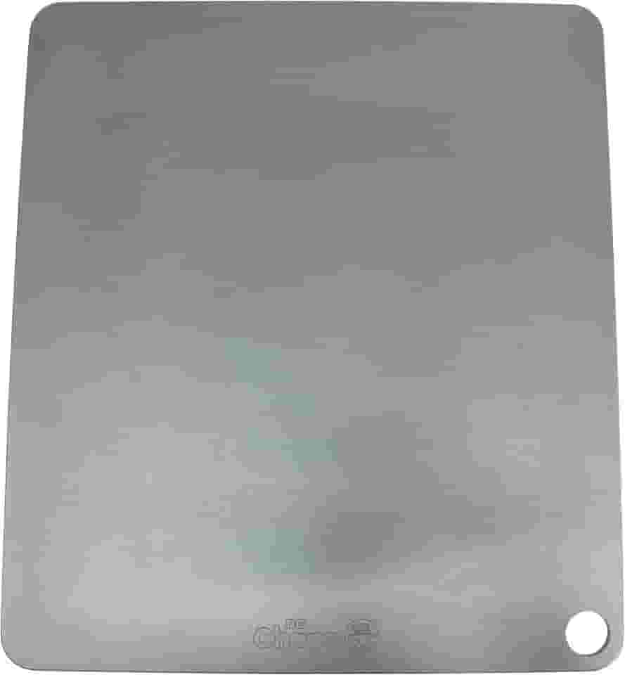 na Chapa - Pedra refratária de aço para assar pizza e pão em forno residencial - 40x35,5cm (Original 6mm)