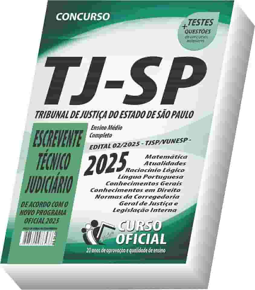 Apostila TJ SP - Escrevente Técnico Judiciário