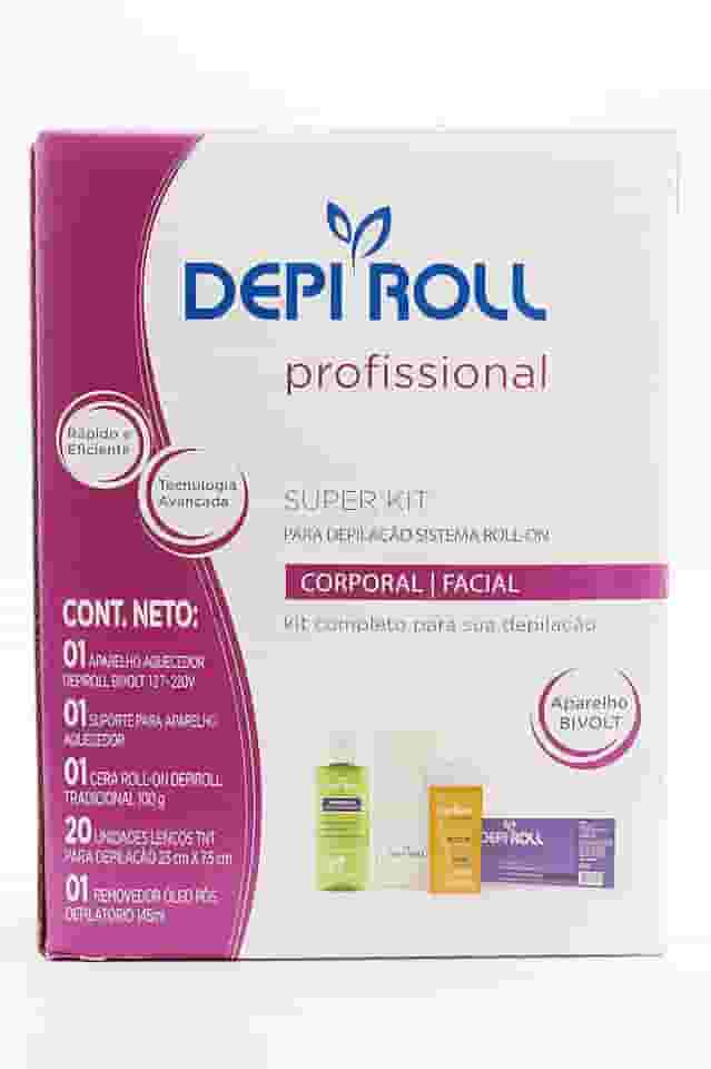 Kit Aquecedor com Cera Bivolt, Depiroll, Branco