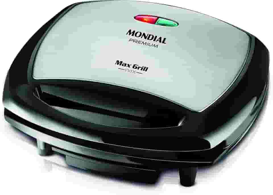 Max Grill, Mondial, Preto/Inox, 1200W, 220V - G-07