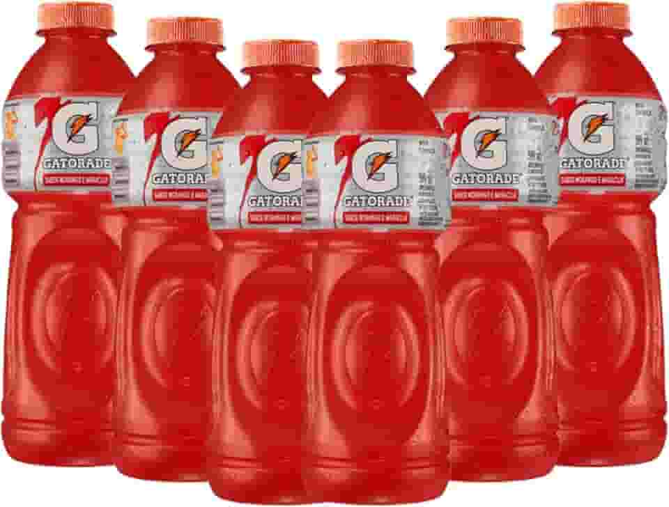 Isotônico Gatorade Morango com Maracujá Garrafa 500ml, Pack c/6