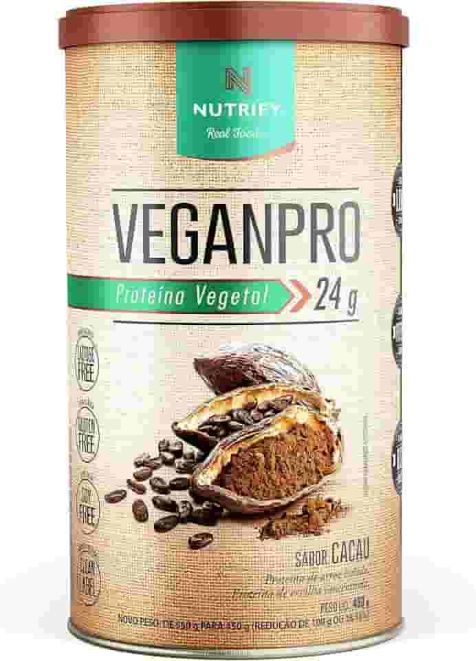 Nutrify - Proteína Vegetal VeganPro - 450g - Cacau