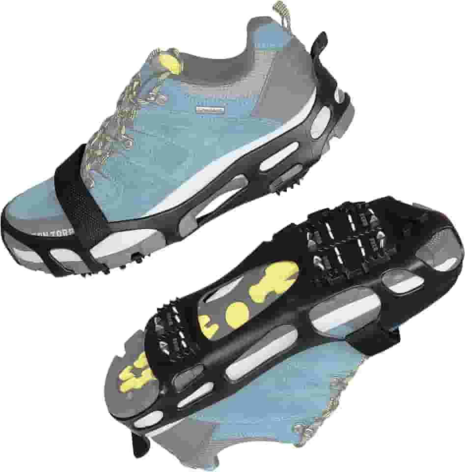 Grampos De Gelo Para Neve, Grampos De Tração Para Sapatos E Botas, Capas Antiderrapantes, Pinças De Neve No Gelo Com Alças Ajustáveis Para Caminhar Na Neve E No Gelo, Escalada, Montanhismo, Pes