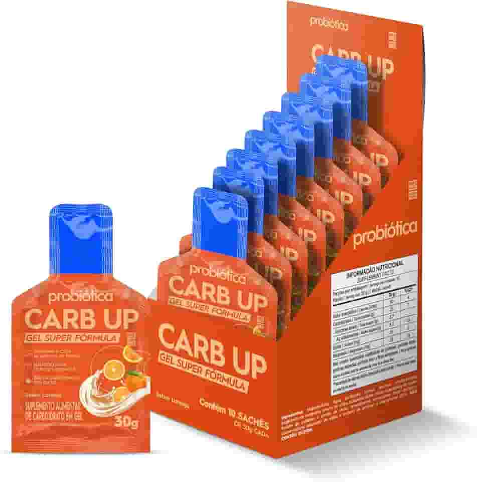 Probiótica Carb Up Energy Gel (300G) Caixa 10 Unidades - Sabor Laranja