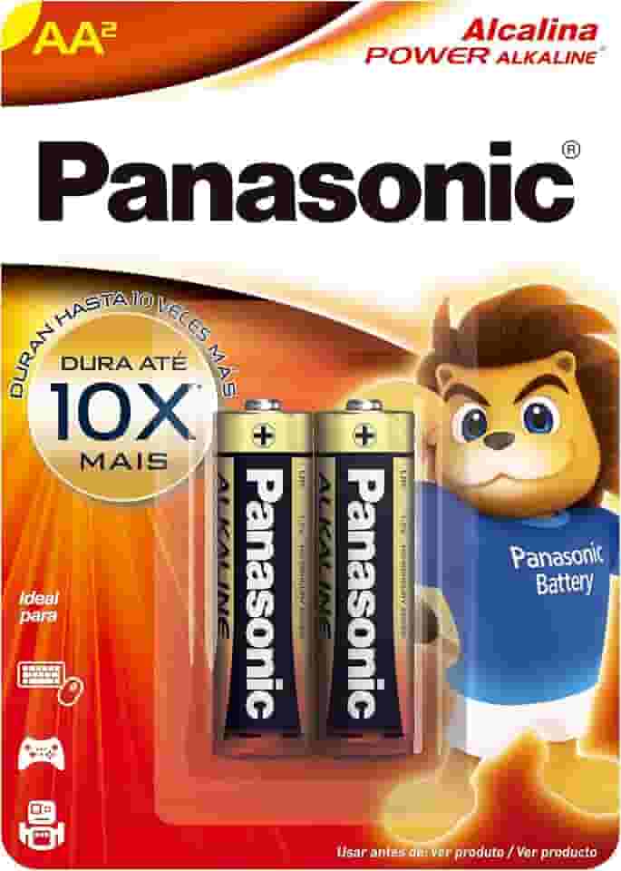 Panasonic Pilha Alcalina Lr6Xab/2B Cinzaaa (Pequena)