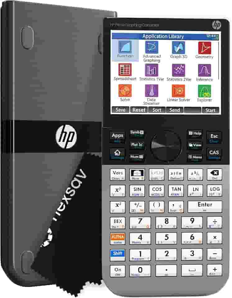 HP Calculadora gráfica Prime – Tela colorida multitoque de 8.9 cm aprovada pelo exame CAS SAT/AP/IB Calculadora gráfica científica para escola, ensino médio, eletrônicos para estudantes universitários