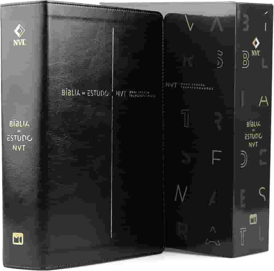 Bíblia de Estudo NVT (Nova Versão Transformadora): Capa Preta