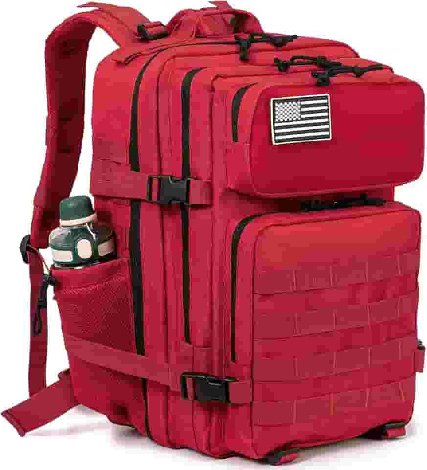 QT&QY Mochilas Táticas Militares para Homens Molle Daypack 25L/35L/45L Grande Bolsa de Sobrevivência 3 Dias Caminhada Mochila com Porta-Garrafa