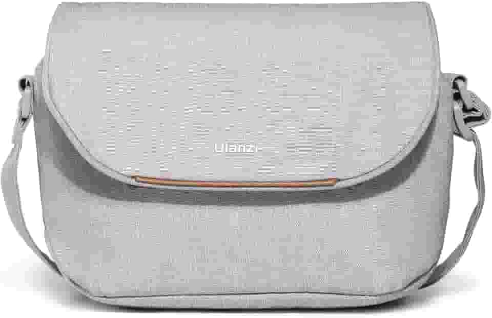 ULANZI Bolsa para câmera 3L, cinza bege, 23 x 11 x 18 cm, capa tiracolo profissional SLR/DSLR para câmeras sem espelho Sony Canon, Nikon, poliéster, leve, 235 g