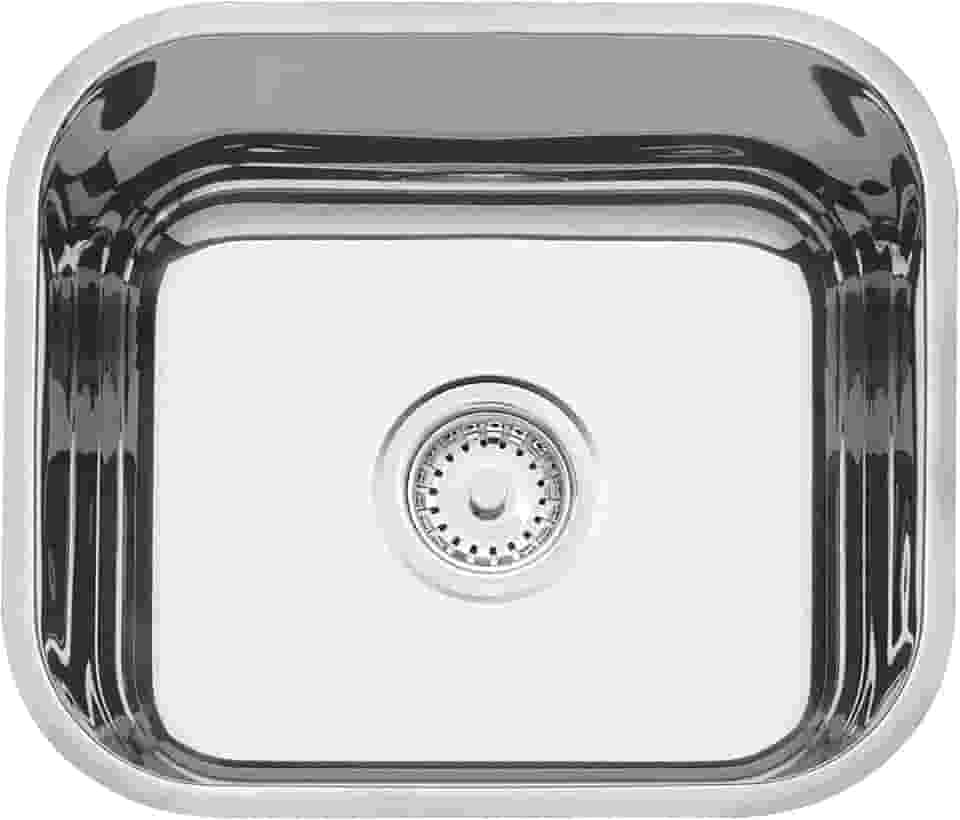 Cuba de embutir Tramontina Lavínia 40 BL em aço inox polido 40x34 cm