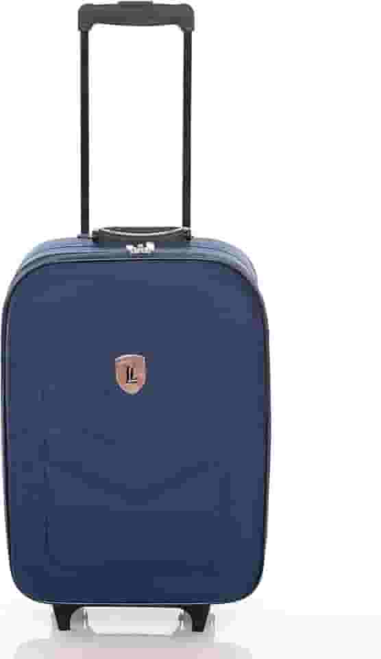 Mala De Bordo Viagem Legacy Anac Em EVA 55x35x25cm Leva Na Cabine Do Avião Com 2 Rodas e Puxador (Azul)