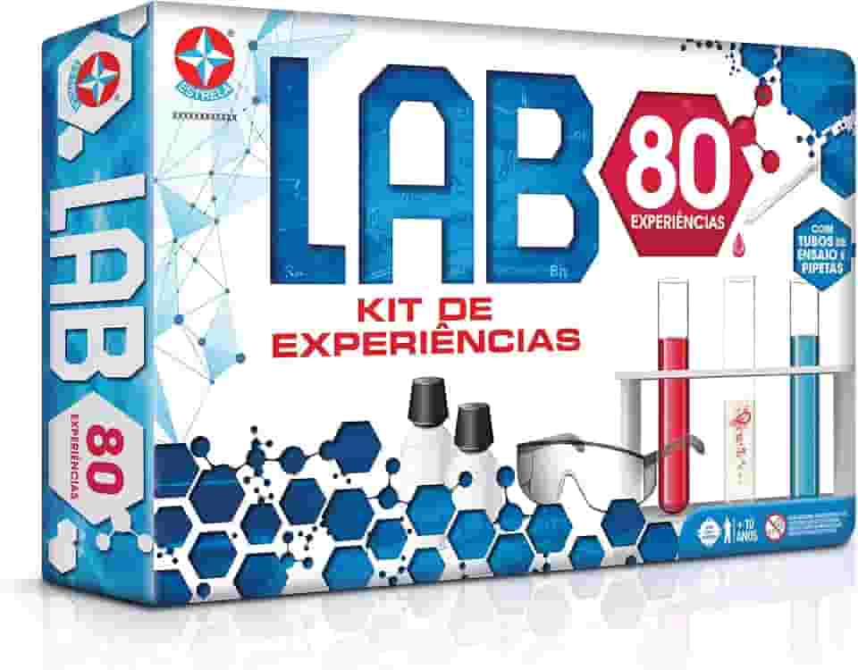 Jogo Lab 80 Brinquedos Estrela, Multicor, Único