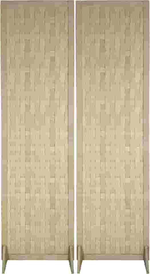 Biombo Trançado Madeira MDF Divisoria de Ambiente Reto Divisor Decoração (2)