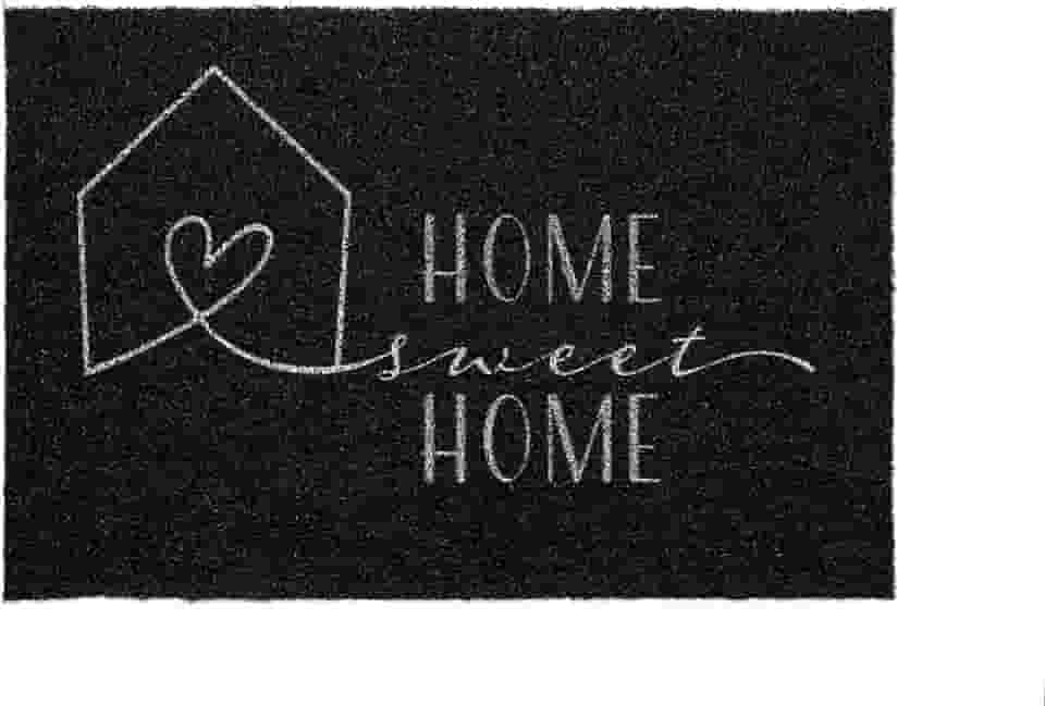 Capacho Vinil Kapazi Super Print 40x60cm para entrada – Estampa Home Love | Antiderrapante Decorativo