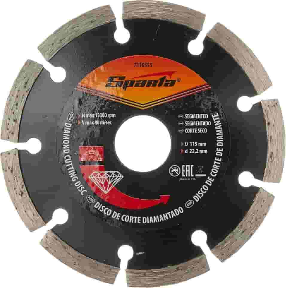 Sparta Disco De Corte Diamantado Segmentado 115 X 22 2 Mm