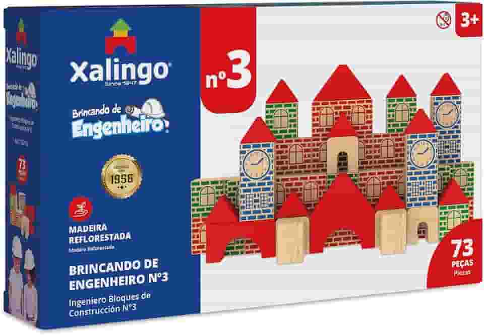 Brincando de Engenheiro 73 Peças Xalingo
