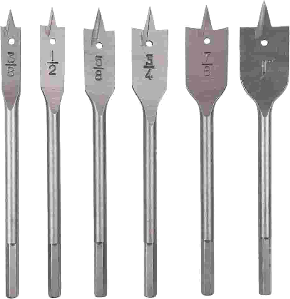 EDA Brocas Chatas Na Cartela Jogo Com 6 Peças Eda