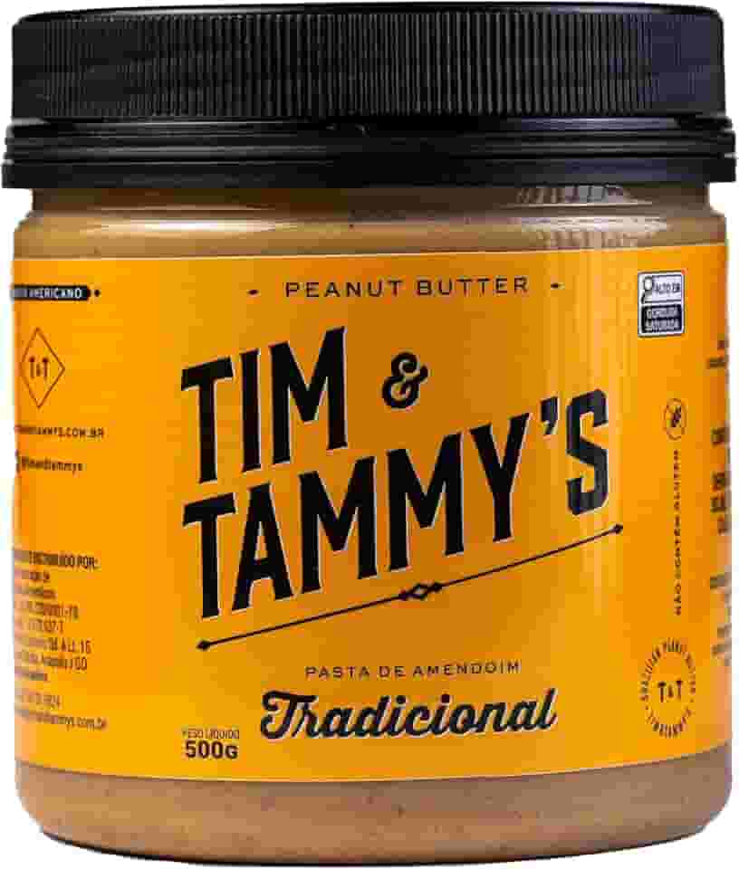 Tim & Tammy's Pasta de amendoim Tradicional Americano, 500g