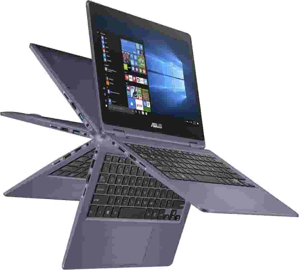 ASUS Vivobook Flip Fino e Leve 2 Em 1 Laptop- Tela Sensível Ao Toque Hd de 11,6", Processador Intel Dual-Core Celeron N3350, 4 Gb Ram, 64 Gb Emmc Storage, Windows 10 Em Modo S, Office 365- J202Na-Dh01