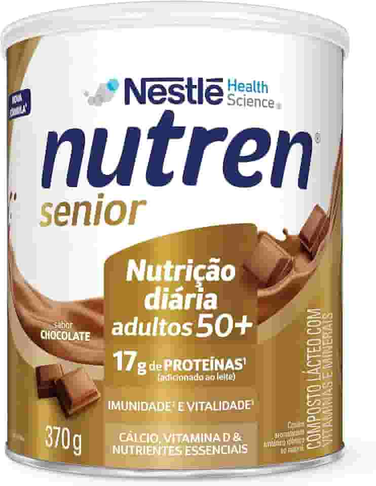 Suplemento Alimentar NUTREN SENIOR Chocolate 370g Nutren Sabor 370g