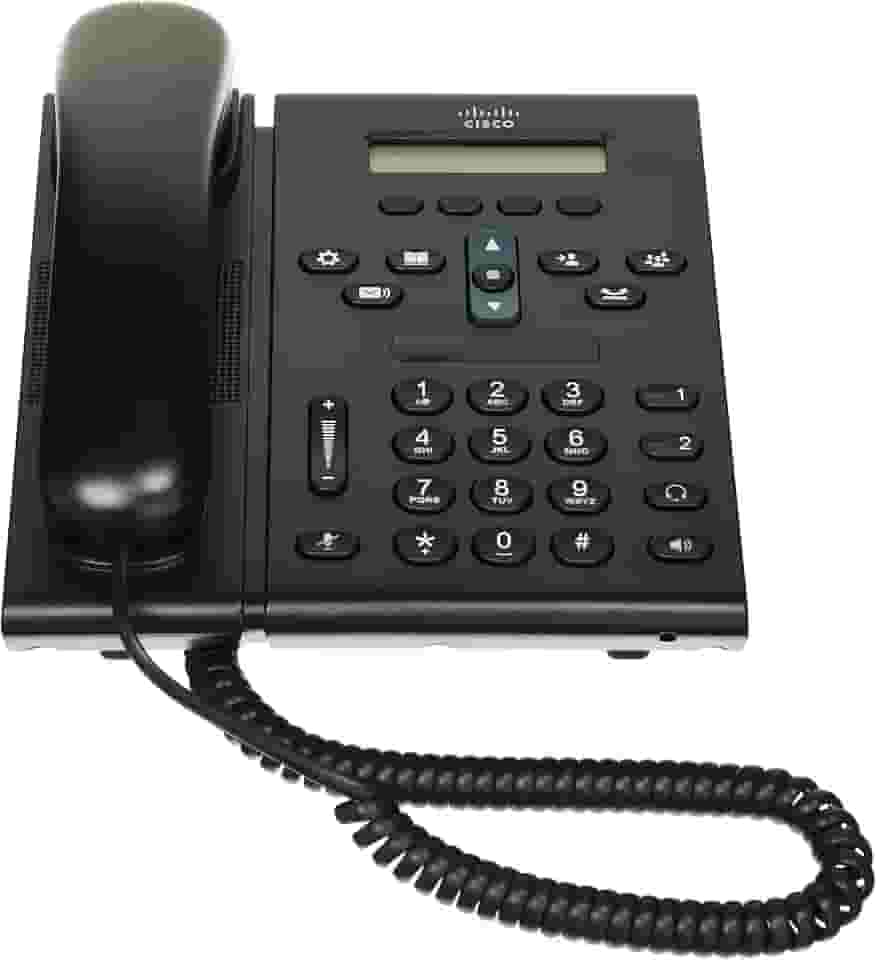 Cisco Telefone IP unificado 6921 CP-6921-CL-K9 = aparelho fino, POE, fonte de alimentação não incluída, gerente de comunicação necessário