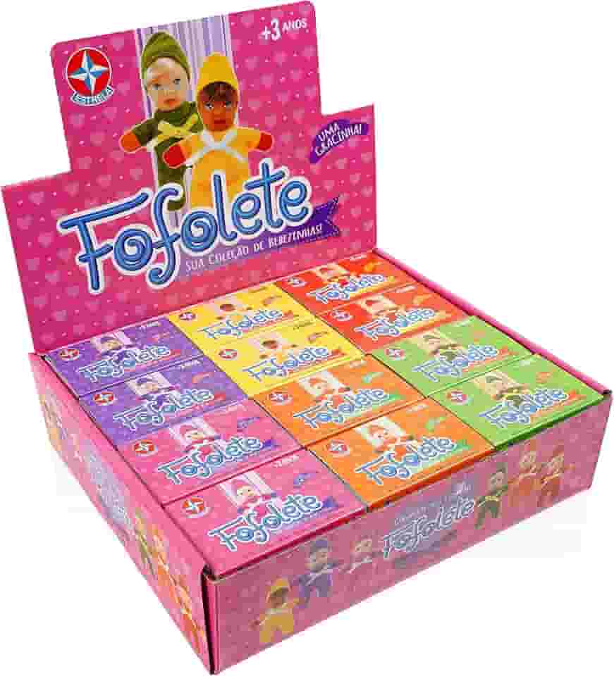 Boneca Fofolete,Estrela - APENAS 1 (UMA) UNIDADE - NÃO É POSSÍVEL ESCOLHER O PERSONAGEM
