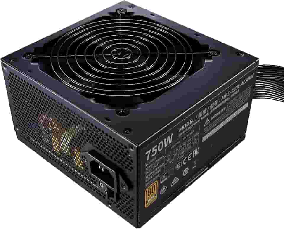 Fonte Cooler Master MWE 750 Bronze V2, 750W, 80 Plus Bronze, Preta, MPE-7501-ACAAW-BBR