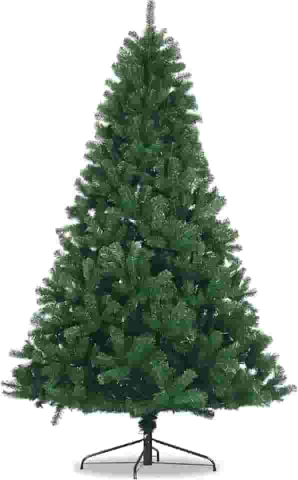 Árvore De Natal Grande 1,80m 650 a 850 Galhos Cheios Pinheiro Verde, Luxo E Elegante Para Decoração De Natal, Eventos, Festas Natalinas Com Base De Ferro Firme e Resistente - Linha Premium
