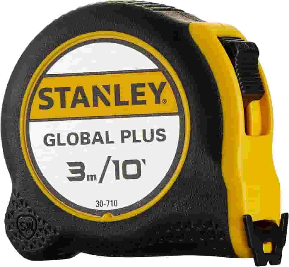 STANLEY Trena Manual Global Plus 3 Metros, com Trava Deslizante, 30710