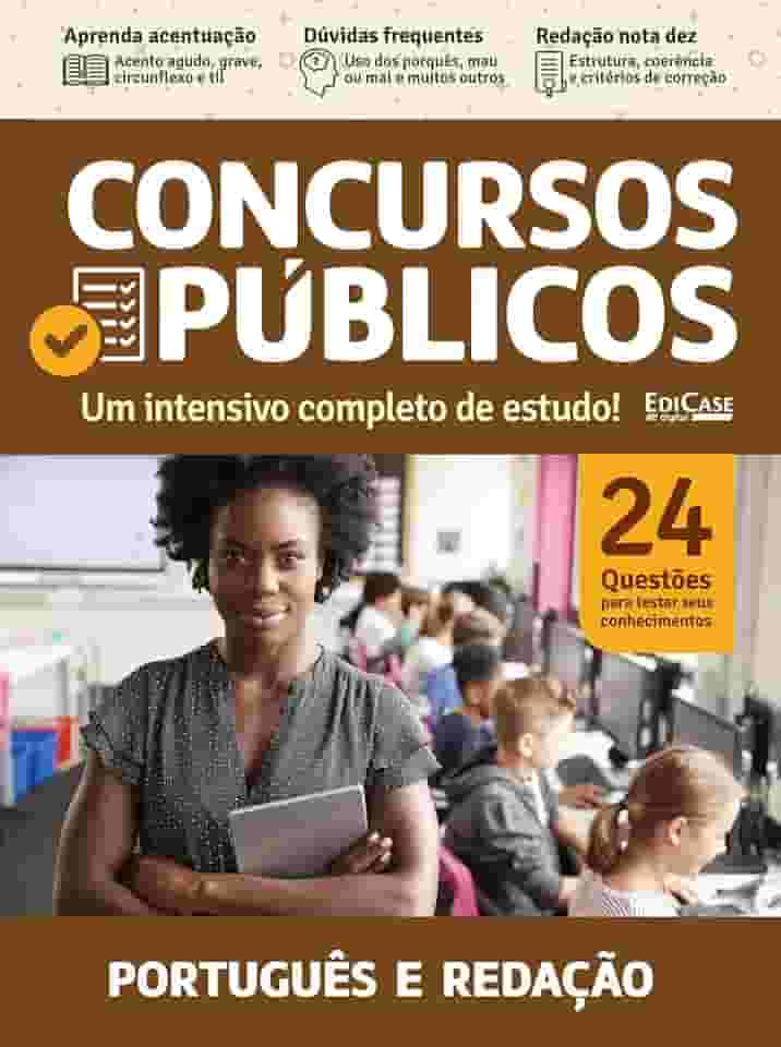 Livro Concursos Públicos 2 - Português e Redação: Um intensivo completo de estudo!