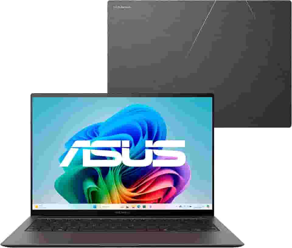 Notebook ASUS Zenbook S 14 OLED Core Ultra 7, 16GB, 1000 GB, Tela 14', W11 Home, Zumaia Gray - UX5406SA-PZ176W