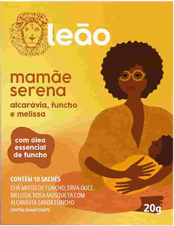 Leão Mamãe Serena - Alcarávia, Funcho e Melissa 10 Sachês