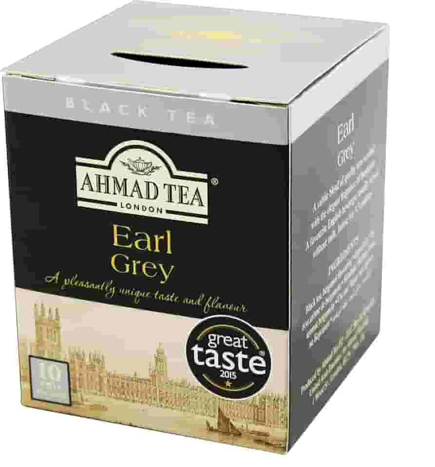 Ahmad Tea London Chá Preto Earl Grey 10 Saquinhos De Chá 20G