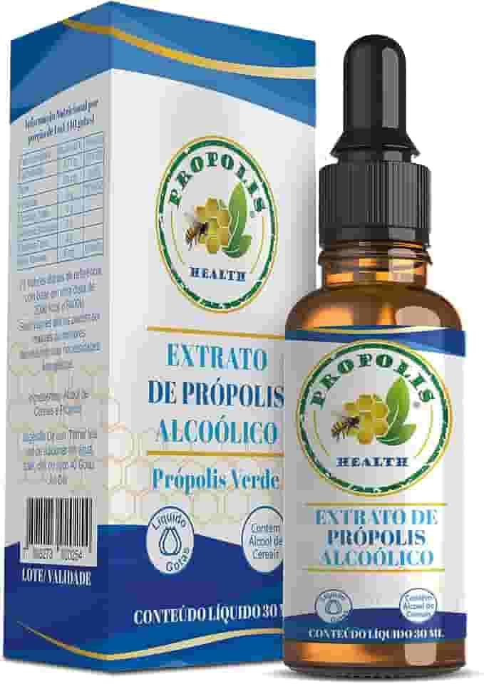 Extrato de Própolis Verde 30ml - Extrato Seco 21% - 300mg/1ml - Propolis Health Gotas - Propriedades Superior Para a sua Saúde - 30 Dias de Suplemento - Própolis Liquido - Própolis Verde