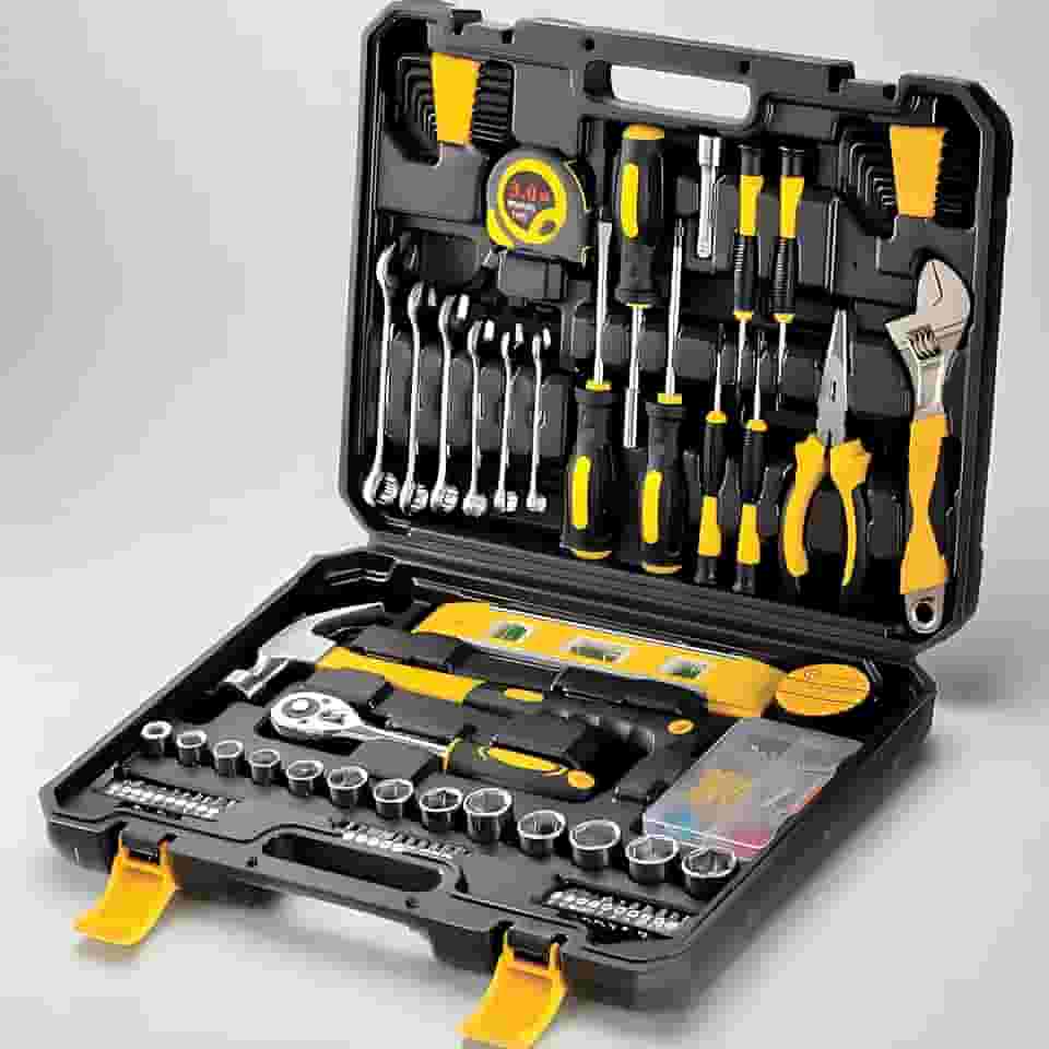 Maleta de Ferramentas, Caixa de Ferramentas Completa, Kit Ferramentas Profissional, 108 Peças