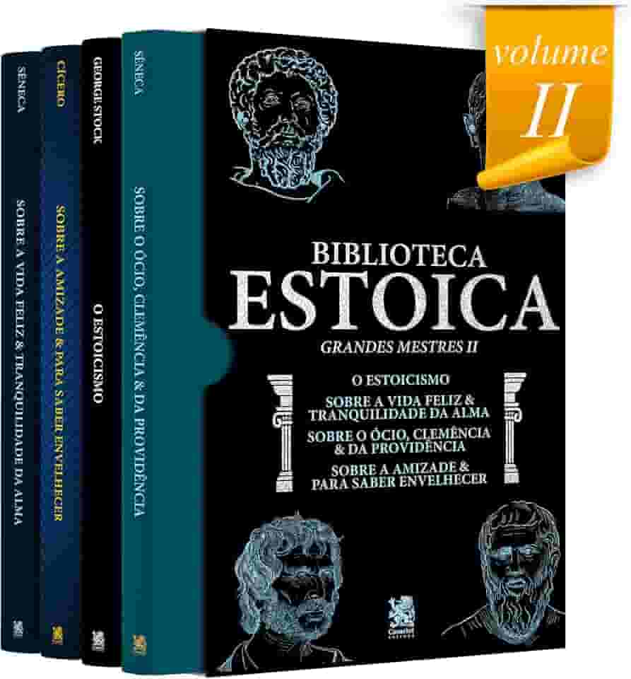 Biblioteca Estoica: Grandes Mestres Volume II - Box com 4 livros