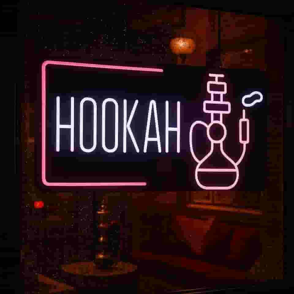 Placa de Led para Narguilé com Ícone Da-Vida Útil Estimada de 50.000 Horas, Atraia Mais Clientes!-Placa de Led Neon para Narguilé para Janela/Parede-Grande E Brilhante, Perfeita para Lo