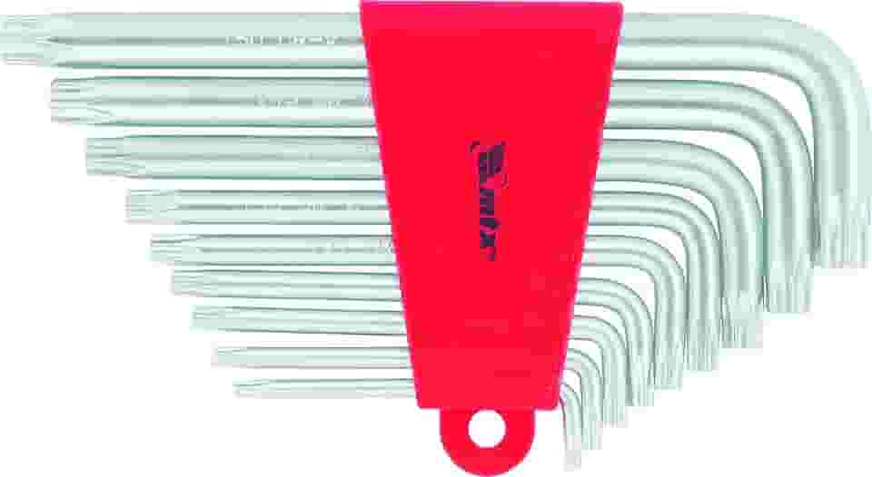 MTX Jogo de Chaves Hexagonais Torx Curtas com Acabamento Acetinado, Kit de Chaves Torx Resistentes
