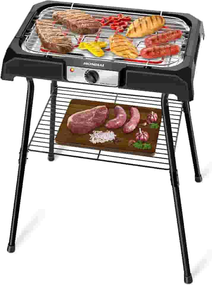 Churrasqueira Elétrica, Mondial, Preto, 1800W, 110V - CH-06