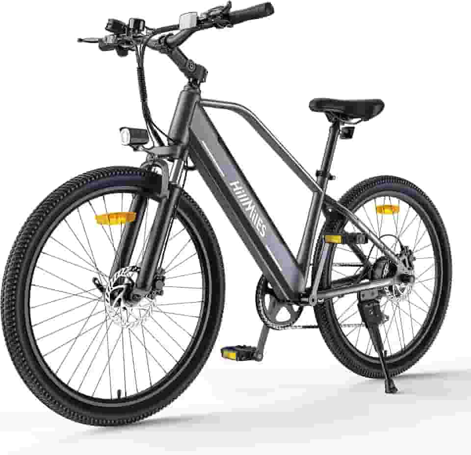 MileTrail1 26' - Bicicleta elétrica para adultos com sensor de torque e freios hidráulicos, alcance de 100 km, bateria removível de 36V 13Ah, velocidade de 25 km por hora