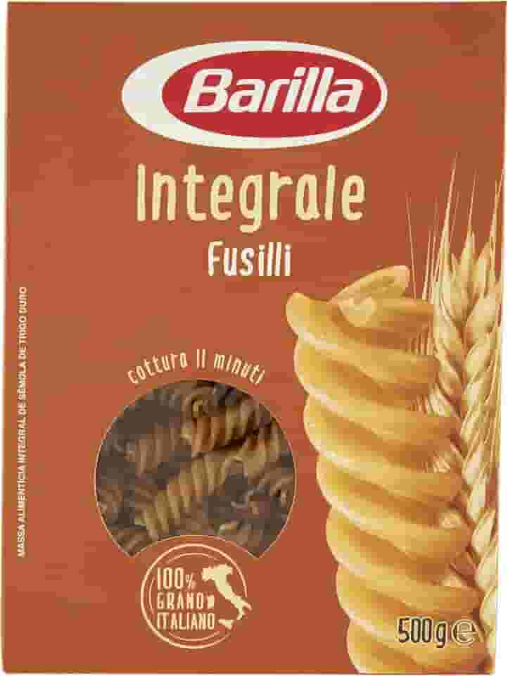 Barilla Macarrão Integral Grano Duro Fusilli Integrale 500G