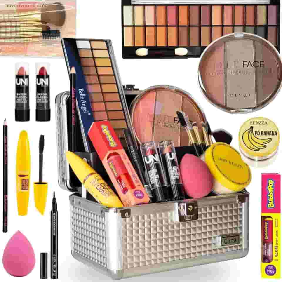 Maleta De Maquiagem Completa Ideal Para Dia A Dia E Viagem