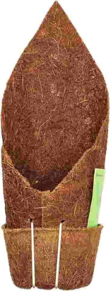 Vaso Fibra de Coco Kopin com Suporte Para Pendurar Orquídeas, Samambaias, Bromélias