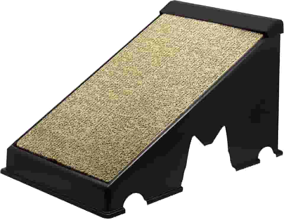 Arranhandor para Gatos em Papelão com Rampa Plástica Furacão Pet, Preto