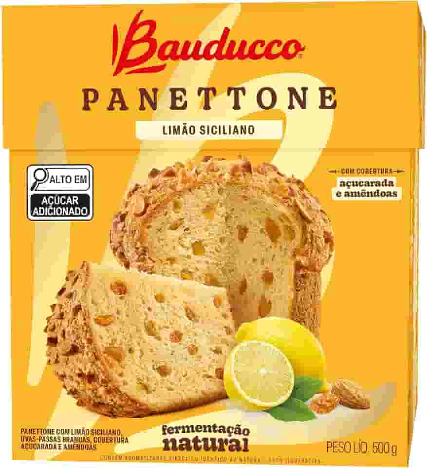 Panettone Bauducco Speciale Uvas Brancas e Limão Siciliano 500g