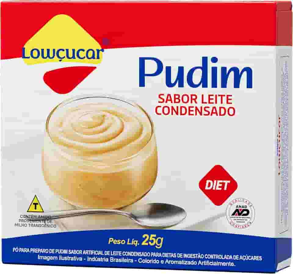 Lowcucar Pó P/Preparo Pudim Leite Condensado Cartucho 25G