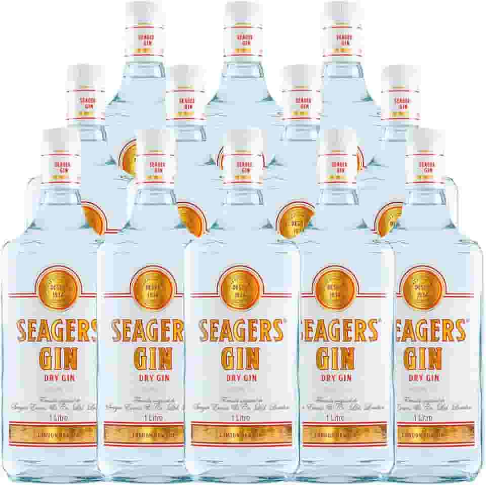 Genérico, Gin Nacional Seagers Dry Gin 1l 12 Unidades